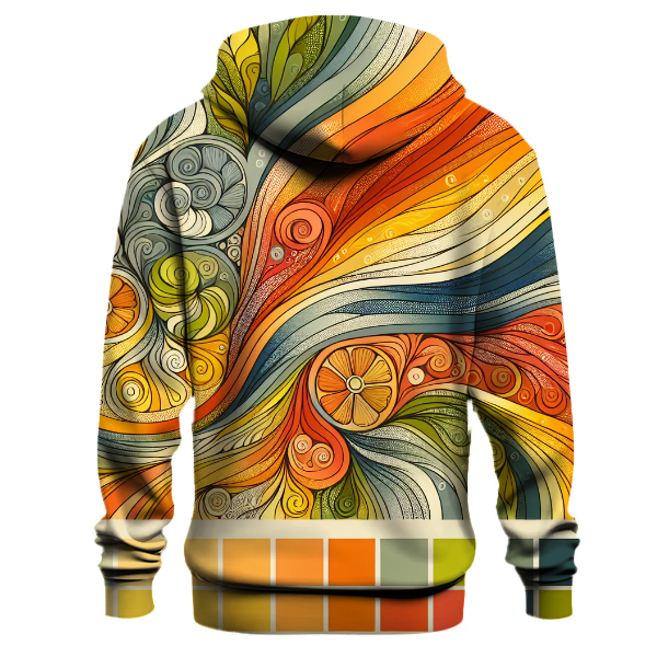 Funky Citrus Tie-Dye Hoodie