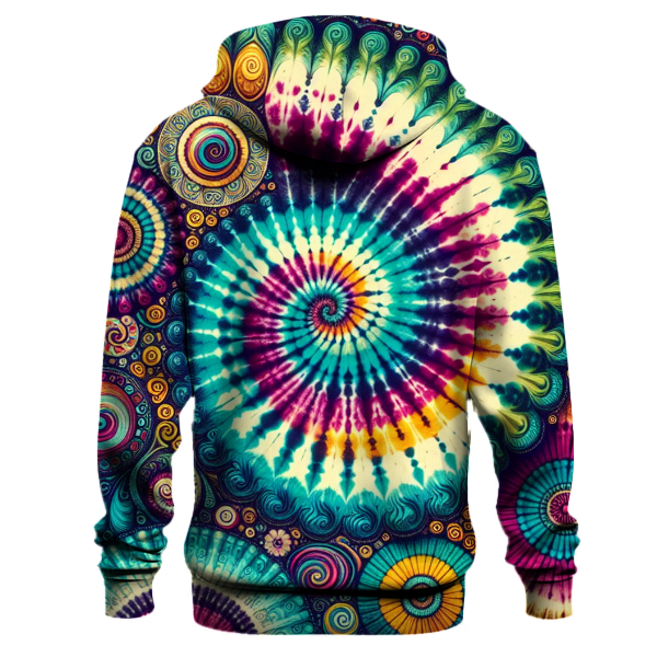 Radiant Tie-Dye Spiral Hoodie