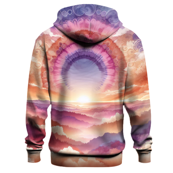Dawn Horizon Tie-Dye Design Hoodie