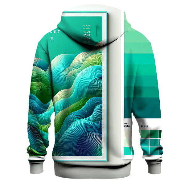 Emerald Waves Hoodie