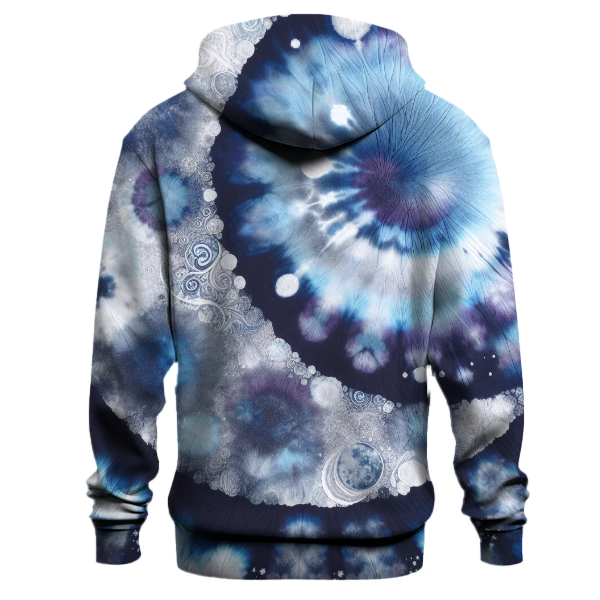 Moonlit Sky Tie-dye Design Hoodie