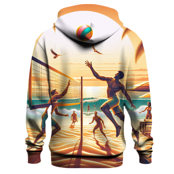 Beach Volleyball Dreams Hoodie