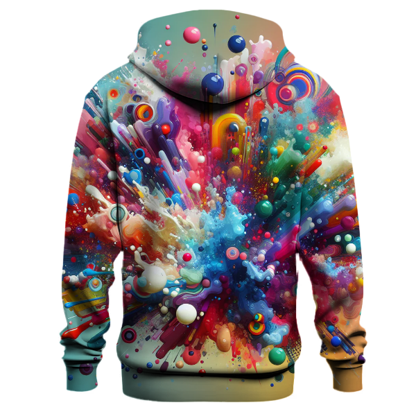 Color Burst Fusion Hoodie