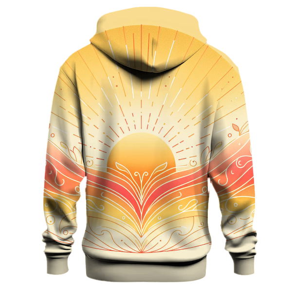 Coral Sunrise Hoodie