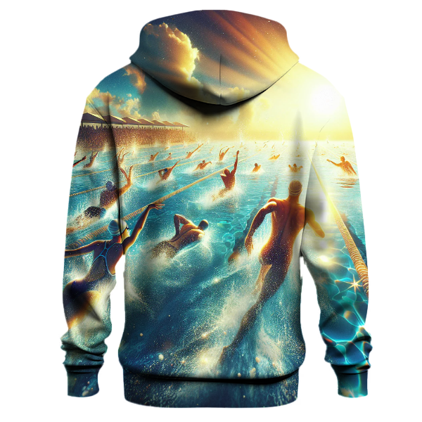 Swimming Serenity Style Hoodie