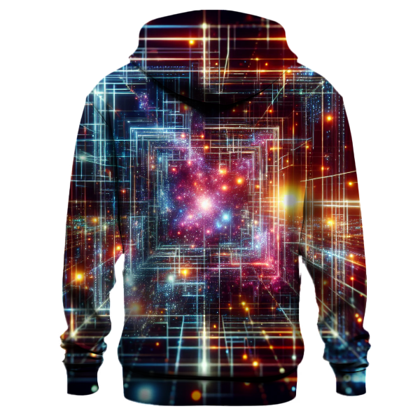 Cosmic Synthwave Radiance Hoodie