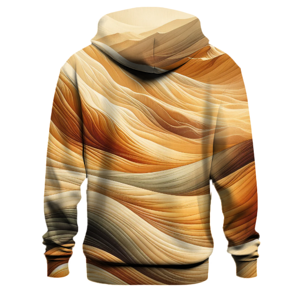 Golden Dunes Tie-Dye Hoodie