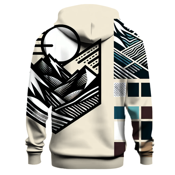 Abstract Mountain Majesty Hoodie