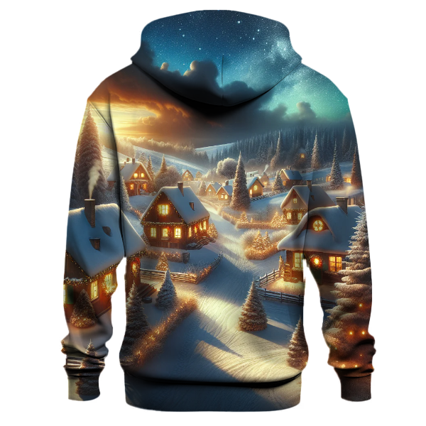 Charming Christmas Village Stroll Hoodie