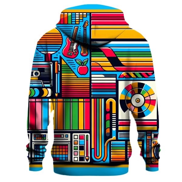 Groovy Rainbow Stripes Hoodie