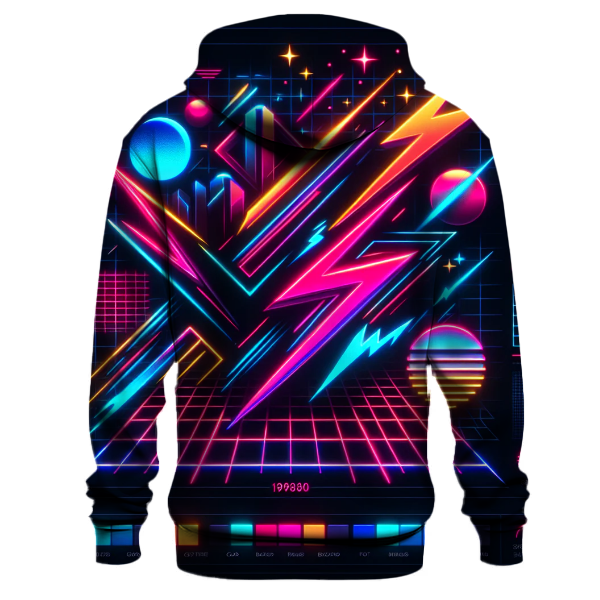 Electric Synthwave Nights Hoodie