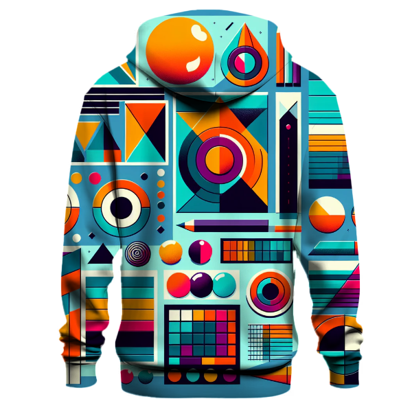 Funky 70s Geometric Hoodie