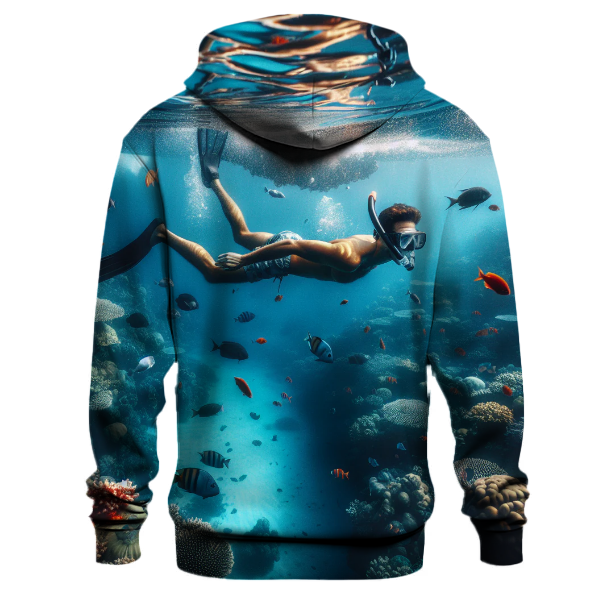 Snorkeling - Coral Colors Hoodie