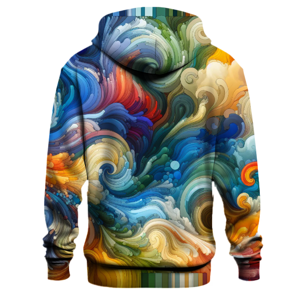 Dancing Waves of Color Hoodie