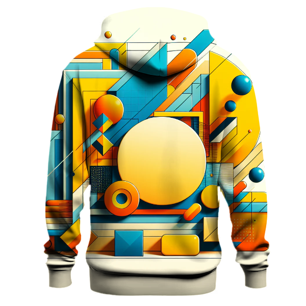 Geometric 70s Fun Hoodie