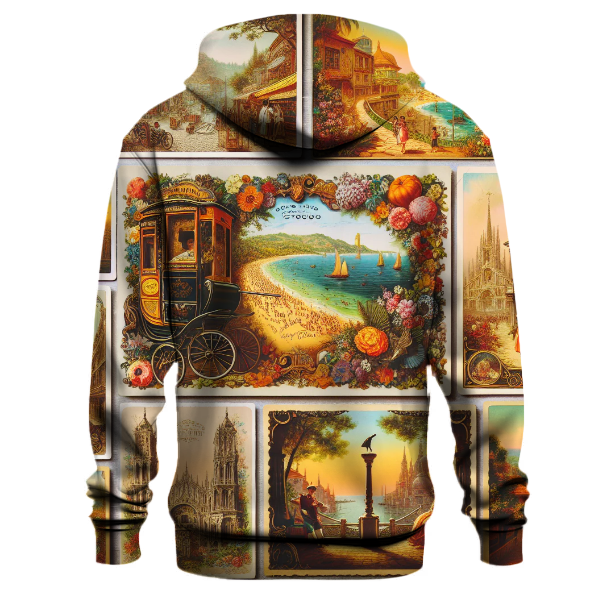 Charming Vintage Postcards Hoodie