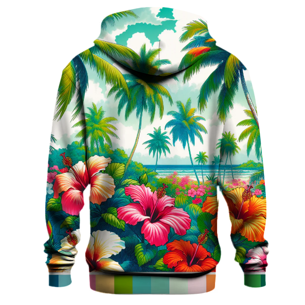 Lively Tropical Paradise Hoodie