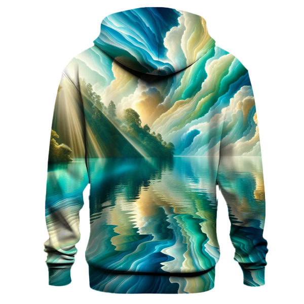 Mystical Lagoon Splash Hoodie