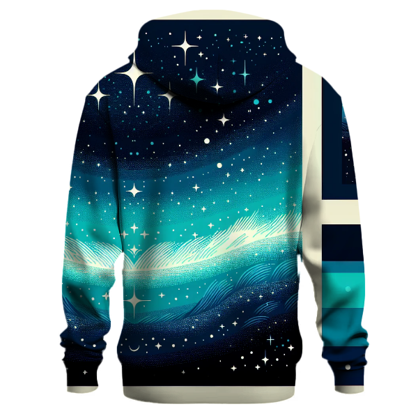 Aurora Night Gradient Design Hoodie