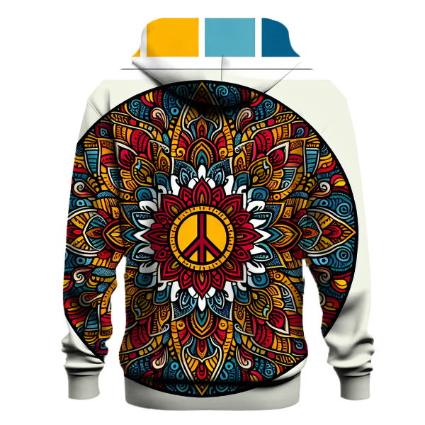 Classic Peace Sign Mandala Hoodie