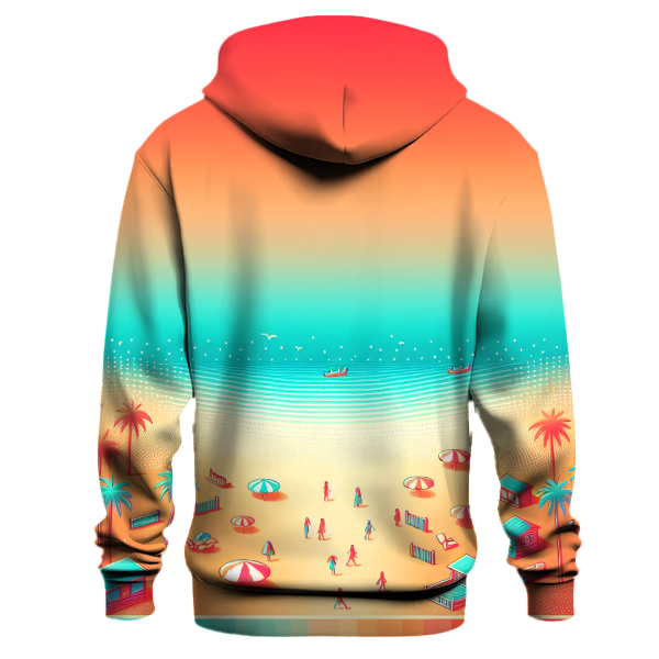 Coral Beach Fade Hoodie