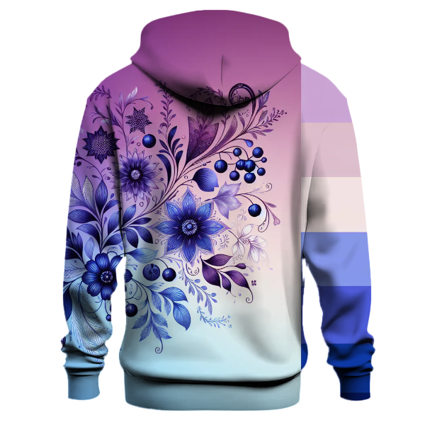 Frosted Blueberry Gradient Hoodie