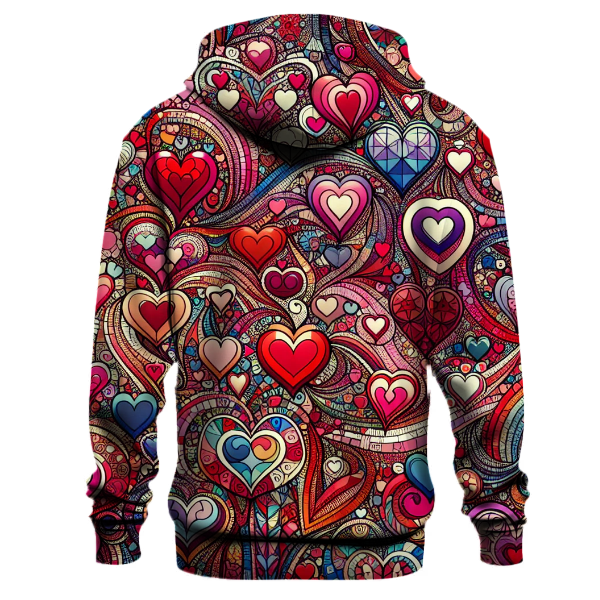 Hippie Love Hearts Hoodie