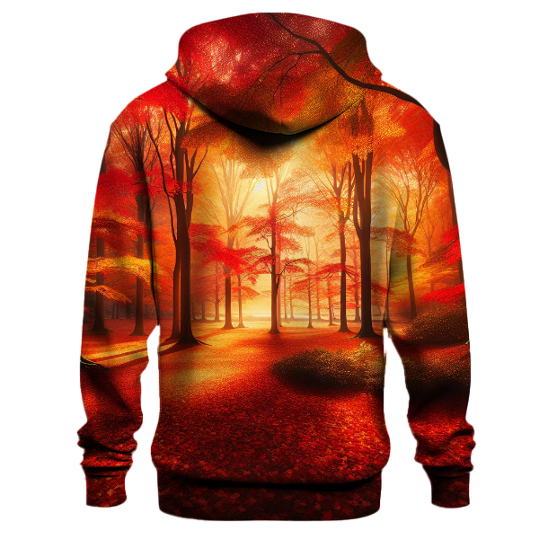 Vibrant Autumn Forest Hoodie