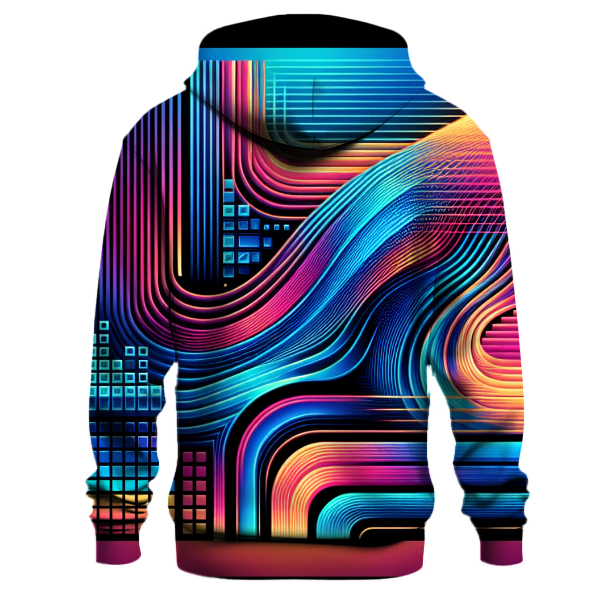 Futuristic Technicolor Hoodie