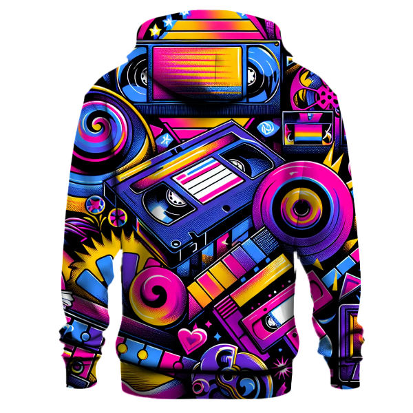 Vibrant Video Vortex Hoodie