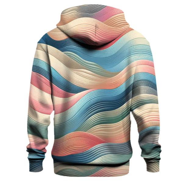 Electric Pastel Wave Hoodie