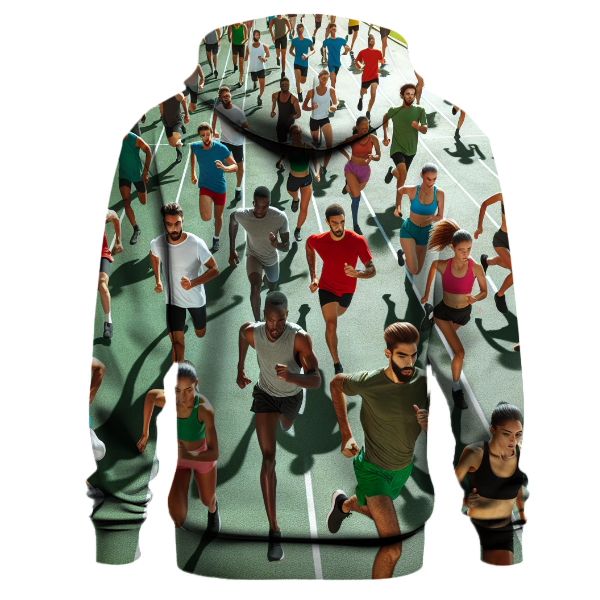 Running Spirit Design Hoodie