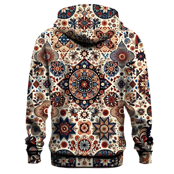 Charming Folk Patterns Hoodie