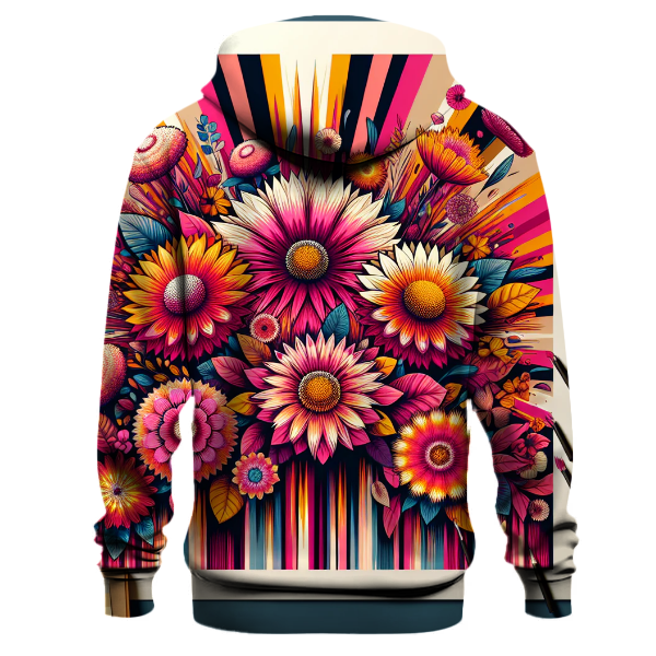 Peaceful Floral Burst Hoodie
