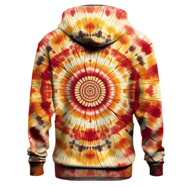 Saffron Sunrise Tie-dye Hoodie