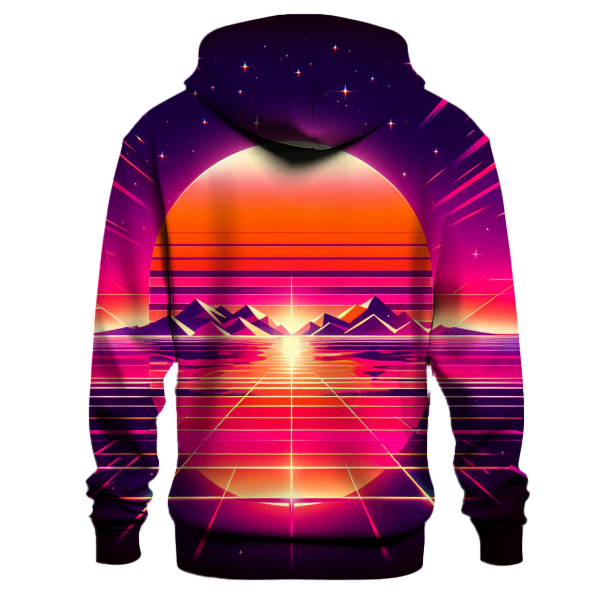 Synthwave Retro Sunset Hoodie