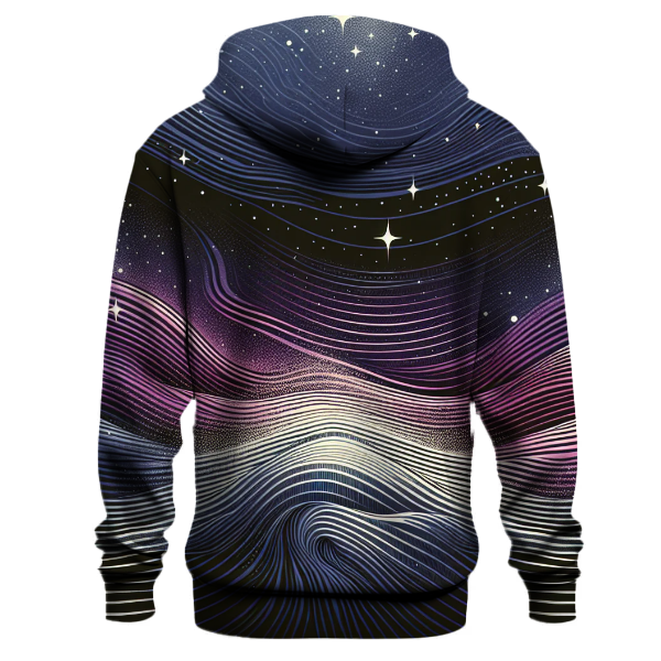 Galactic Starlight Ripple Hoodie