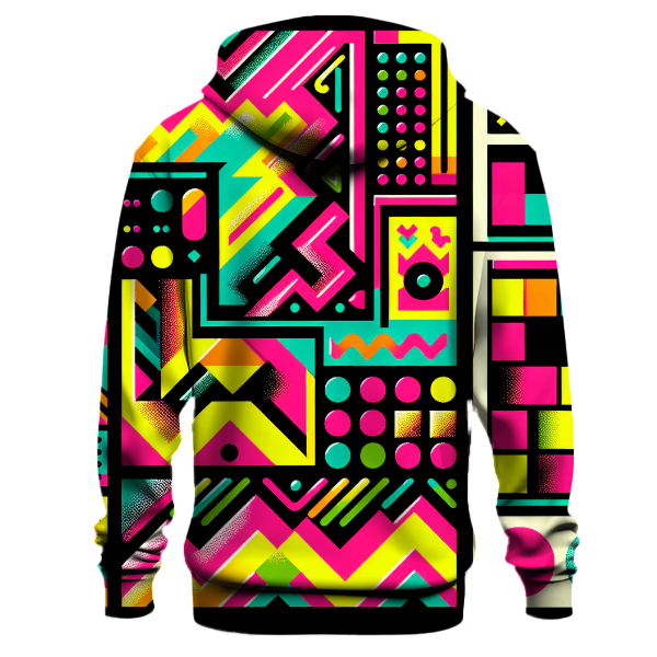 Funky Neon Lines Hoodie