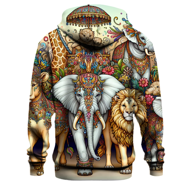 Artistic Animal Parade Hoodie