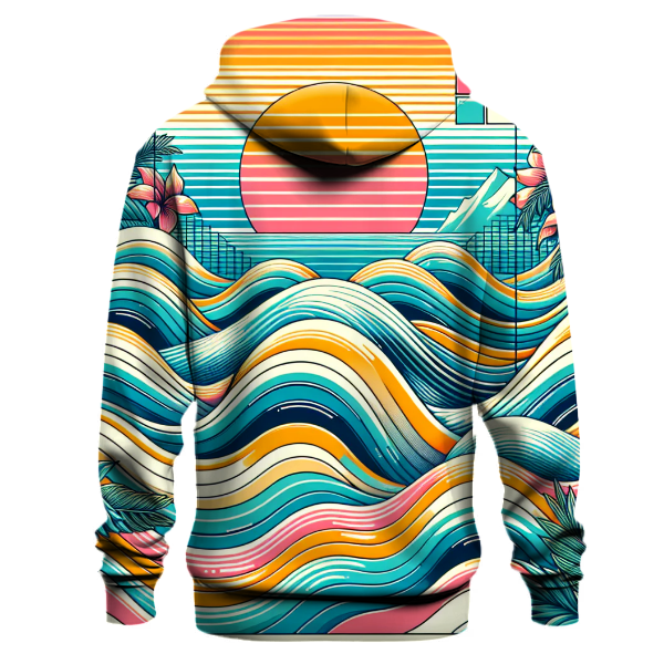 Retro Wave Wonder Hoodie