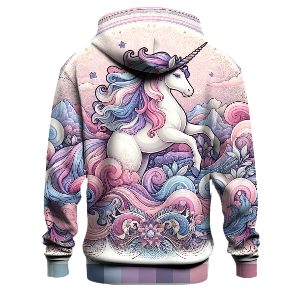 Whimsical Unicorn Tie-Dye Design Hoodie