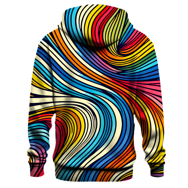 Radical Rainbow Curves Hoodie