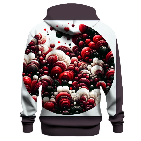 Cherry Cola Tie-Dye Design Hoodie