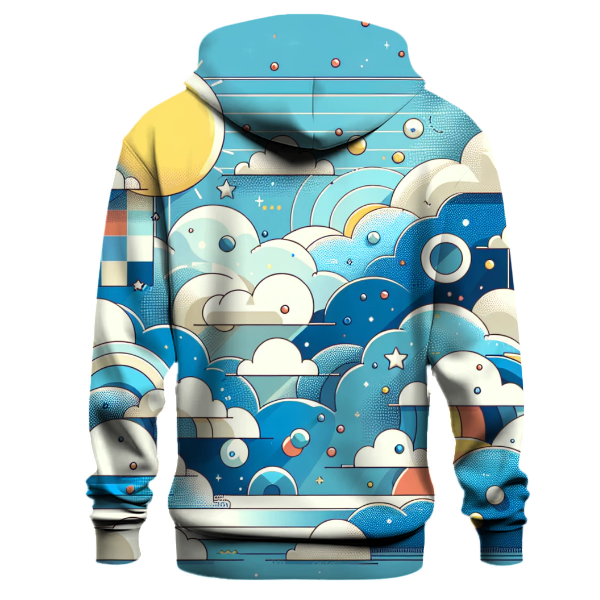 Charming Whimsical Clouds Hoodie