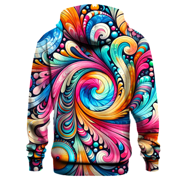 Retro Tie Dye Explosion Hoodie