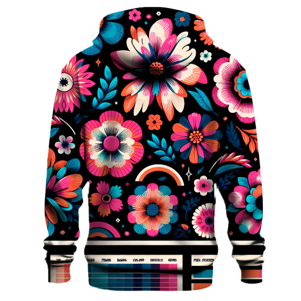 Floral Retro Harmony Hoodie