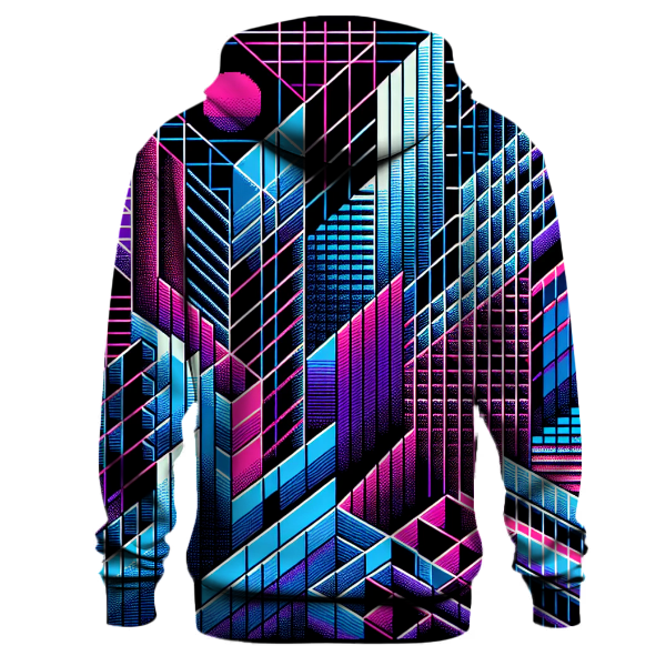 Retro Gridscape Hoodie