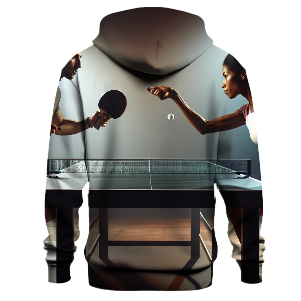 Table Tennis Spin and Serve Hoodie