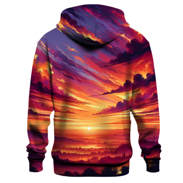 Blazing Sunset Reverie Hoodie