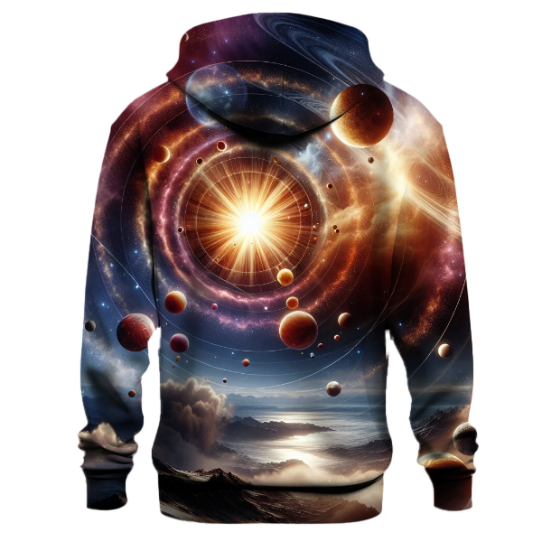 Celestial Dance of Planets Hoodie